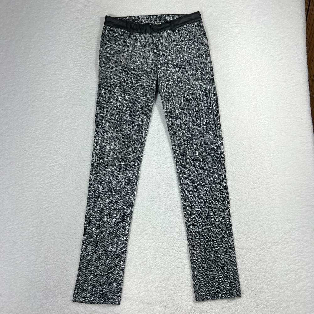 Kut From the Kloth Jeans Women's 4 Diana Skinny High Rise Black/White Pattern
